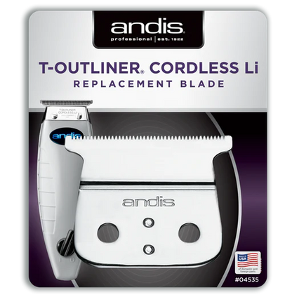 Andis Professional Cordless T-Outliner Li Replacement T-Blade