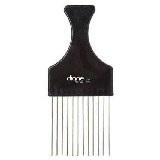 Diane Professional Steel Lift Comb - Black