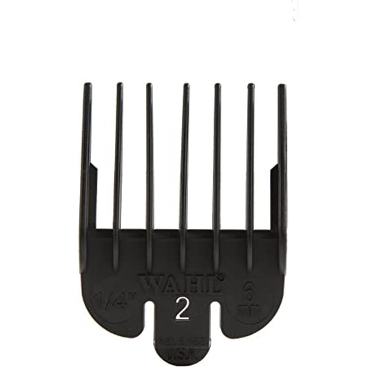 WAHL Professional Comb Attachment Black Size #2 - (1/4 inch) - Model #3124-001