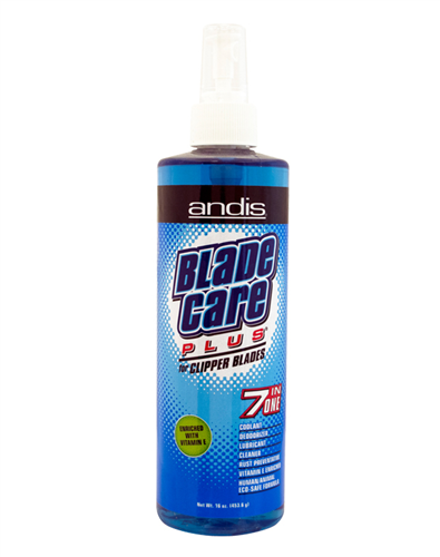 Andis Professional Blade Care Plus for Clipper Blades Spray Bottle -16oz.