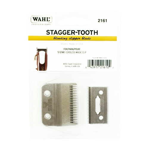 WAHL Professional Stagger-Tooth 2-Hole Clipper Blade - Model #2161