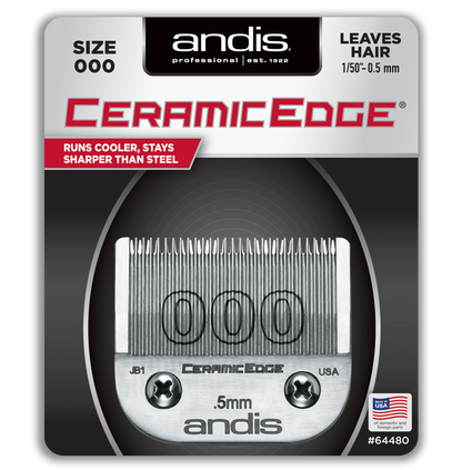 Andis Professional Ceramic Edge Detachable Blade - Size 000