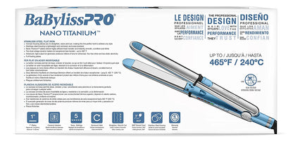 BaByliss Professional Nano Titanium Prima3100 Stainless Steel Flat Iron - 1in.