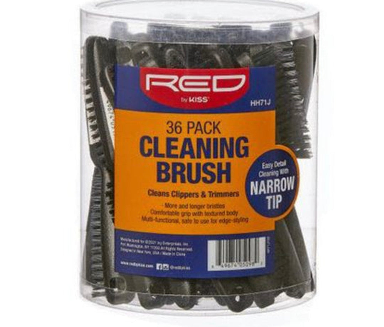 Red By Kiss Clipper / Trimmer Cleaning Brushes - 36 Pack