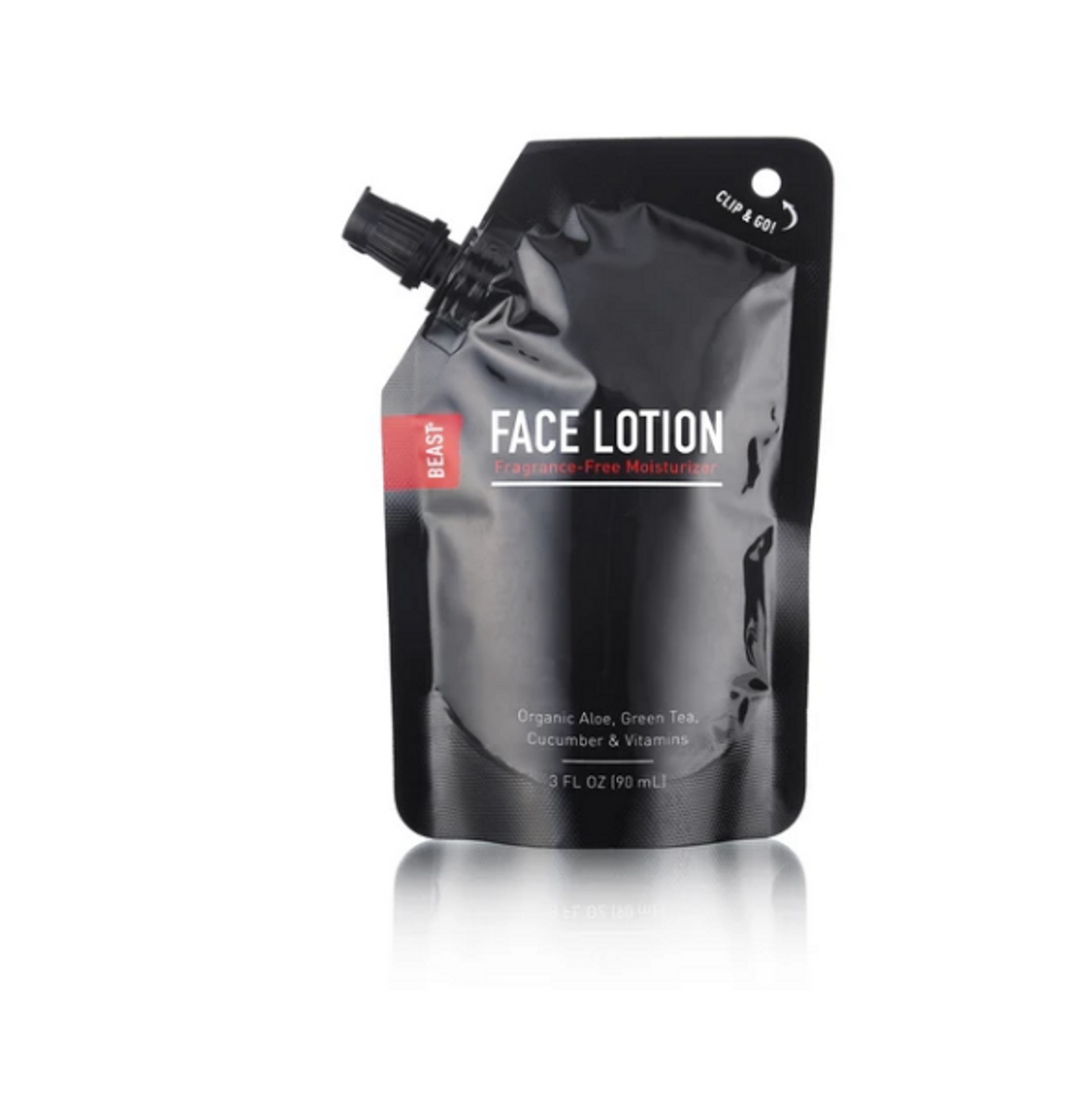 Beast Brands Butter Face Lotion Travel Size Refill Bag - 3oz