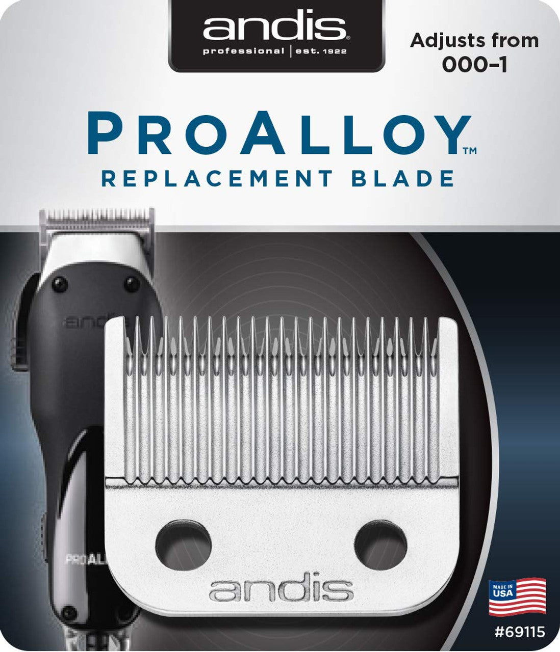Andis Professional Pro Alloy Clipper Replacement Blade - Model #69115