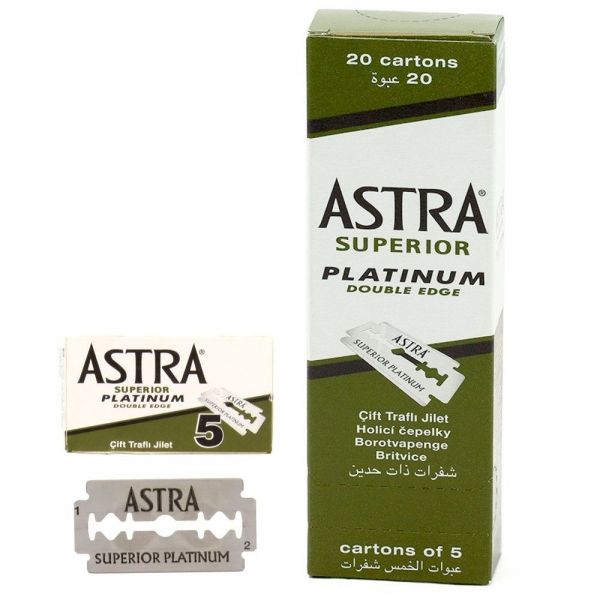 Astra Superior Platinum Double Edge Blade - 100ct