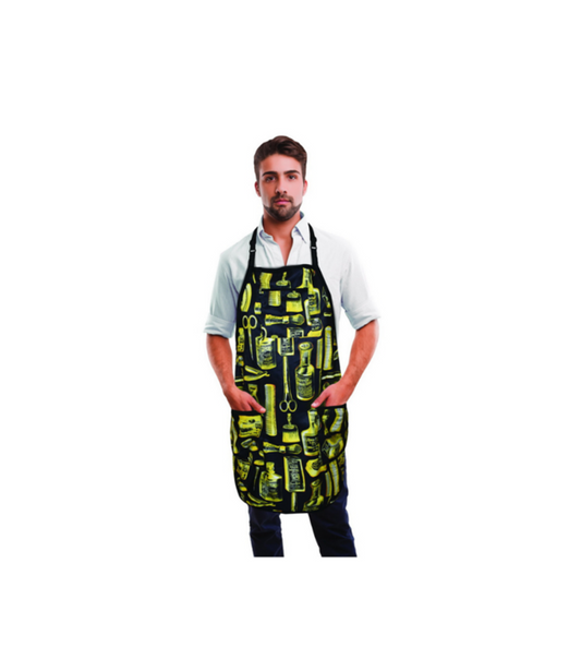 Betty Dain Creations Limited Edition Vintage Gold Barber Apron