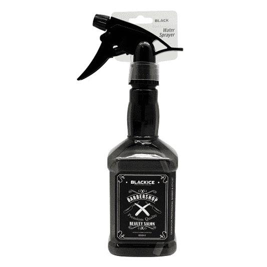 Black Ice Professional Barbershop Spray Bottle - Black