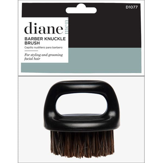 Diane Professional Barber Knuckle Brush - Black