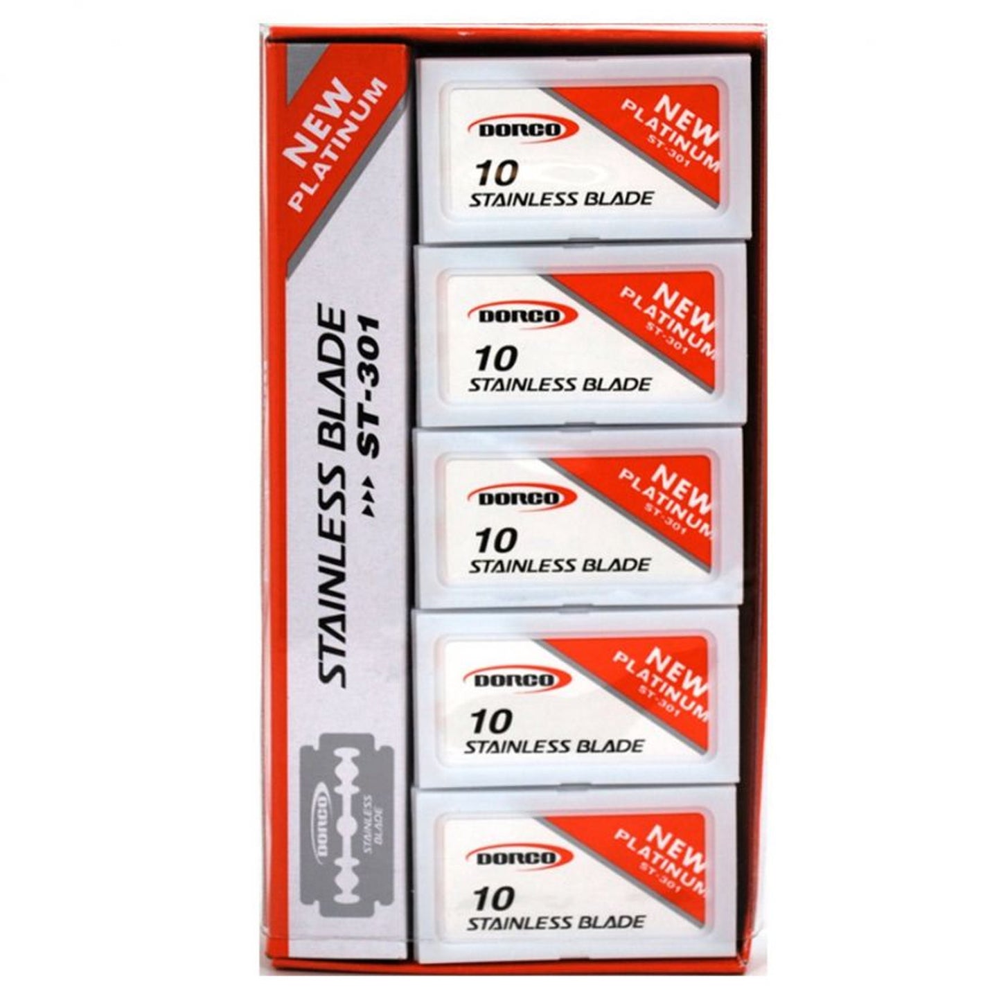 Dorco Stainless Steel Blade ST301 - 100ct