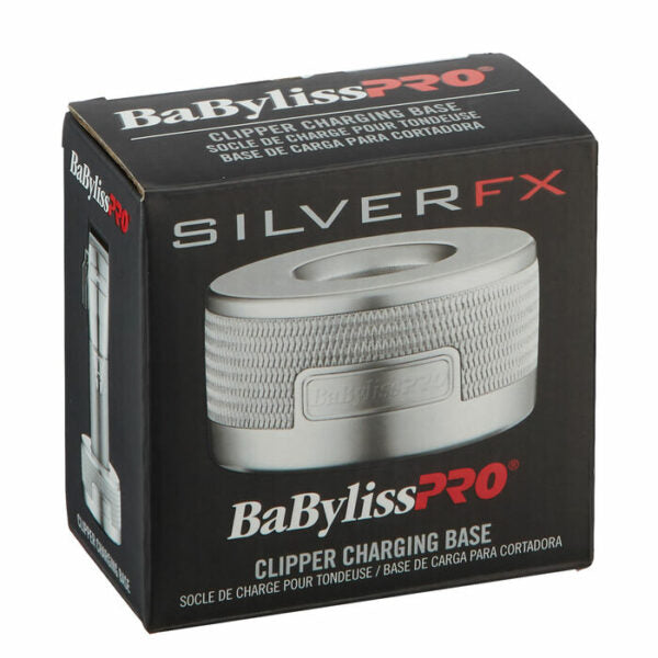 BaByliss Professional FX Clipper Charging Base - Silver