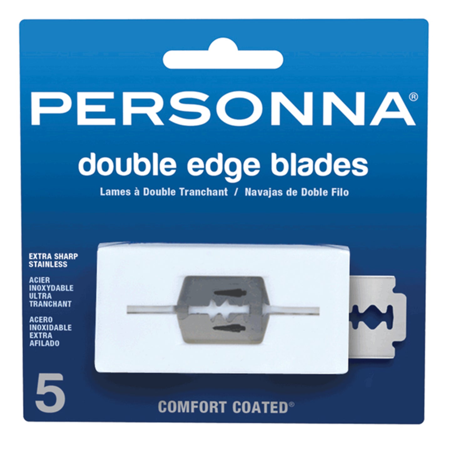 Personna Double Edge Comfort Coated Blades - 5 Blades