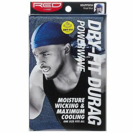 Red by Kiss Power Wave Dry Fit Durag - Royal Blue - #HDUPPDF04