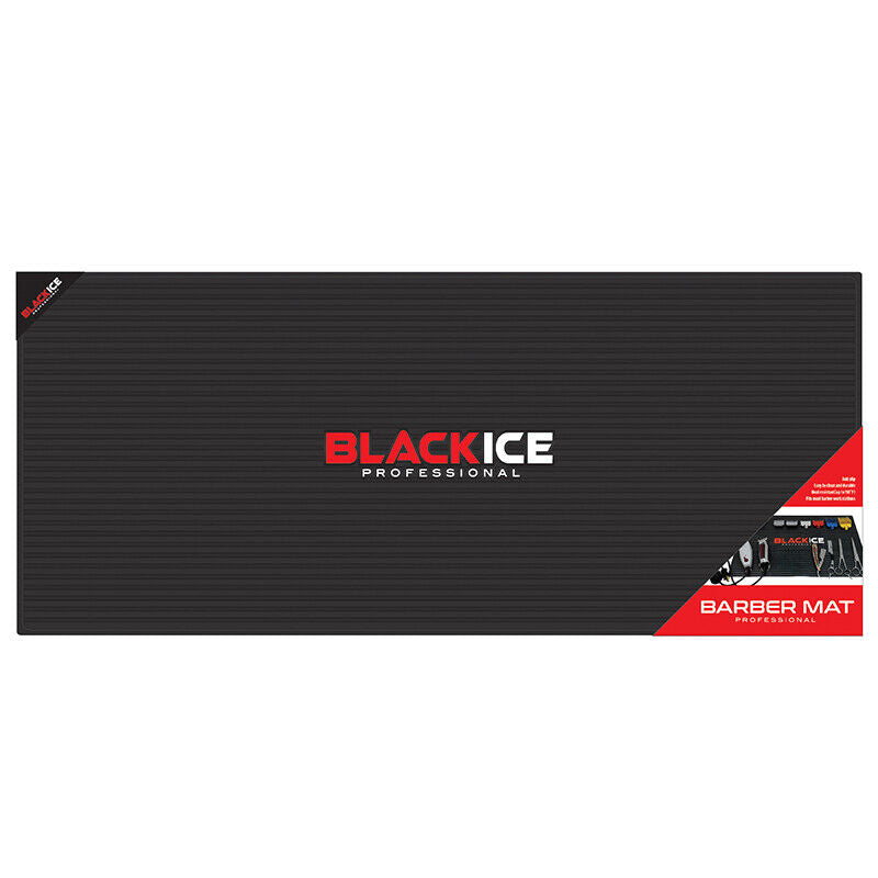 Black Ice Professional Barber Mat - Large - Black