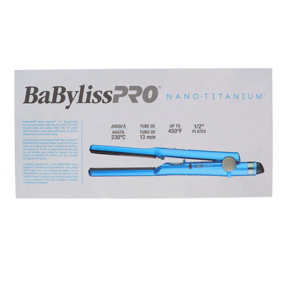 BaByliss Pro Nano Titanium Straightening Iron - 1/2in.