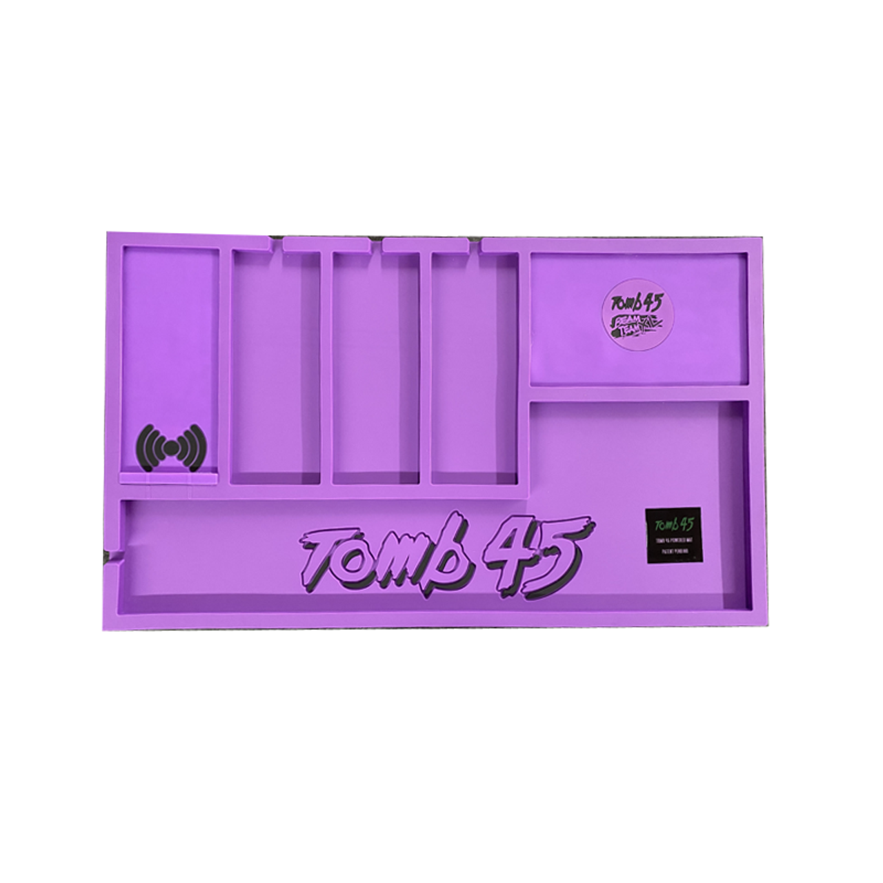 Tomb 45 Colored Powered Wireless Charging Organizing Station Mat - Purple