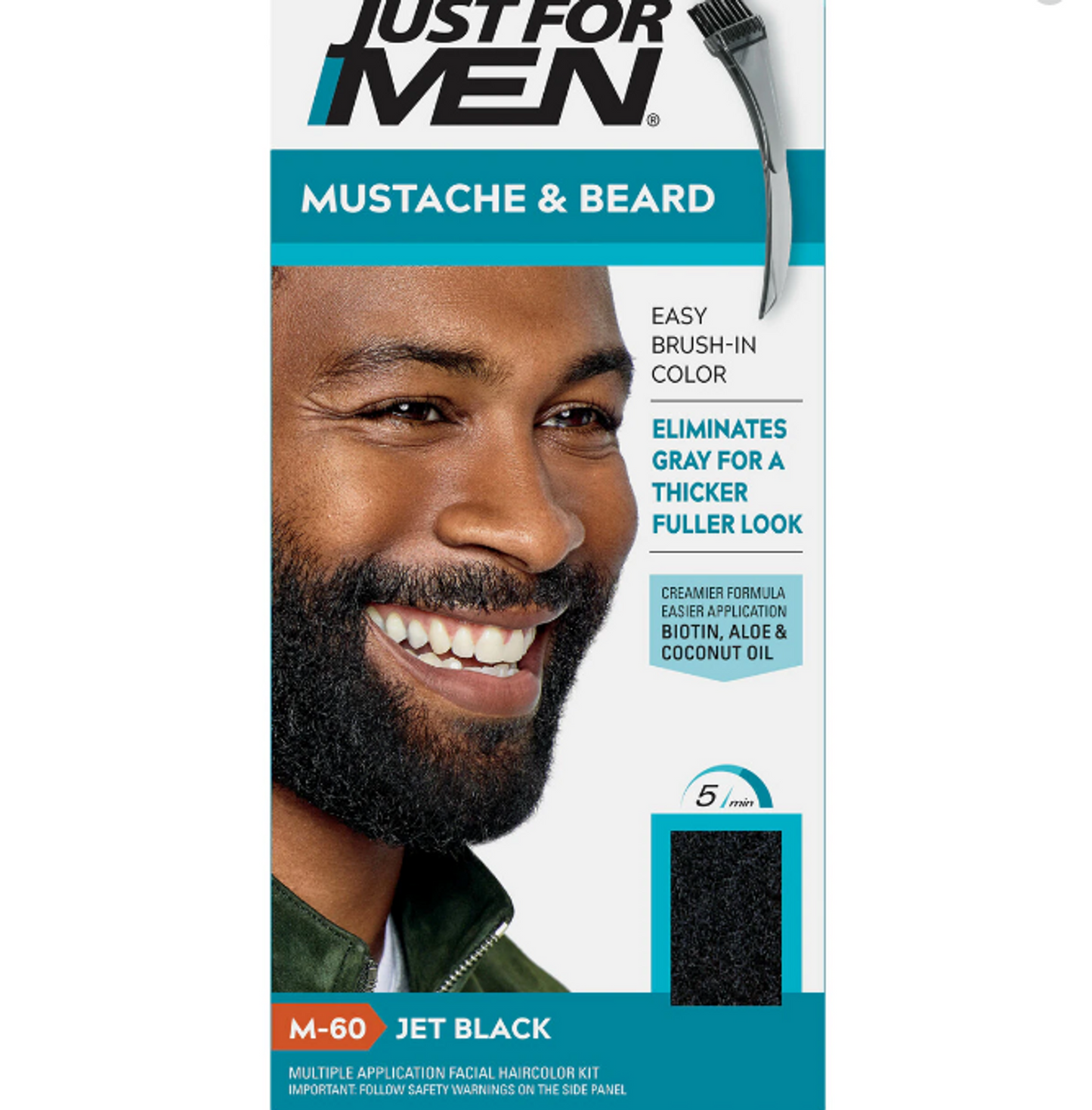 Just For Men Mustache and Beard Color