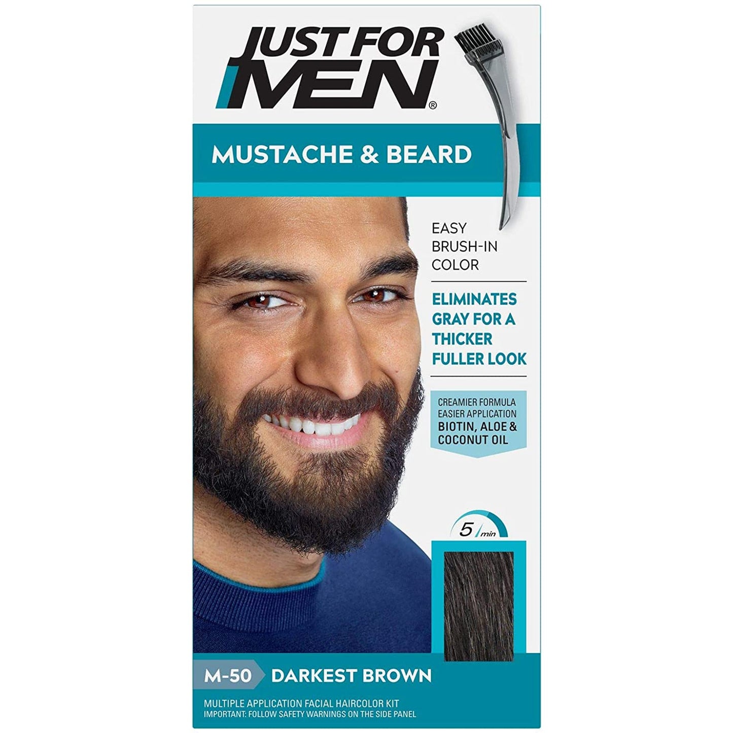 Just For Men Mustache and Beard Color